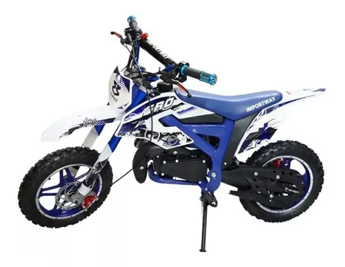 Zipper Moto Cross Infantil A Gasolina 50cc - Vermelho