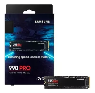 Ssd Samsung 1tb X4 Nvme Pci-e 4.0 990 Pro 7450mb/s Mz-v9p1t0b/am