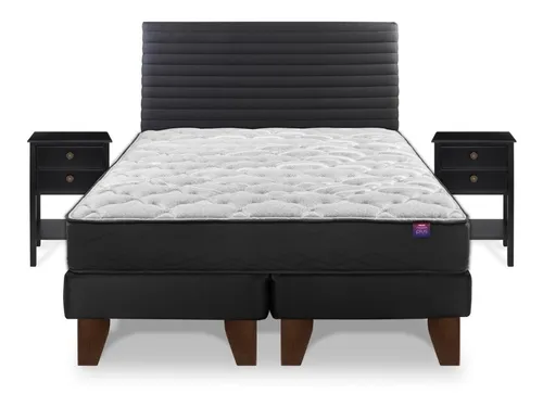 Cama Therapedic Plus Flex 2 Pl Bd + Resp Modern Y Vel Rover