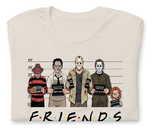 Playera Trend Horror Films - Horror Friends Es0734