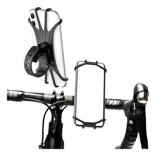 Consio Soporte Para Telefono Celular Bicicleta Silicona 360°