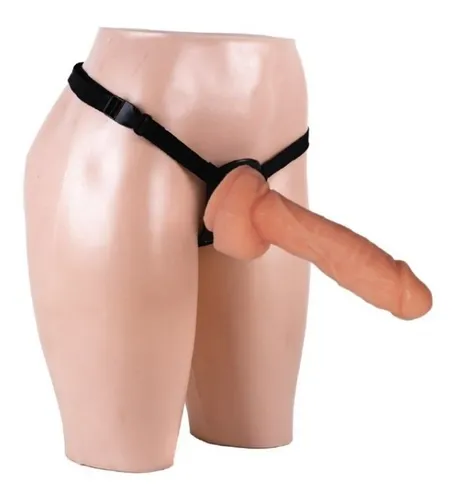 Arnes Cinturon + Consolador 20 X 5,5 Strap Vagina Anal Sex