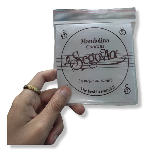 Set De Cuerdas Para Mandolina Marca Segovia 