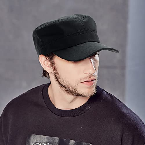 2 Uds., Gorra Negra Unisex Del Ejército De Cadetes, Gorra Mi