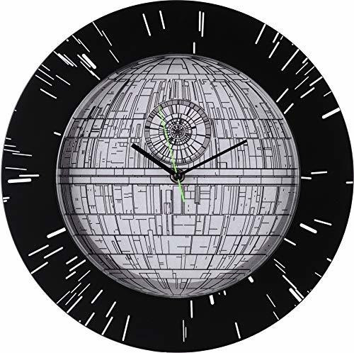 Siete Veces Seis Star Wars Death Star Hiper Espacio Reloj De