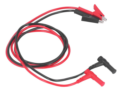 Cable Tipo Banana Plug To Cocodrilo Clip, 2 Unidades, Pvc De