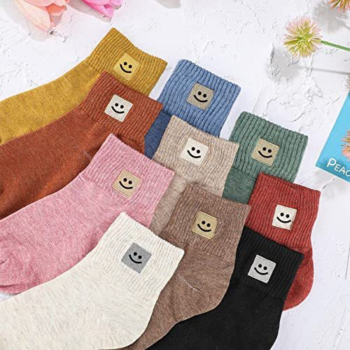 10 Pares De Calcetines Tobilleros Elásticos De Algodón