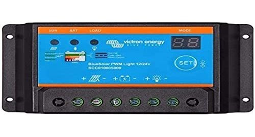 Controlador De Carga Victron Bluesolar Pwm-light 10a 12/24v