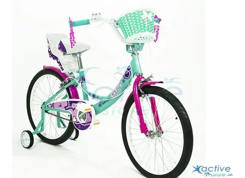 Bicicleta Gts R 20 Paseo Canasto Guardabarros Infantil