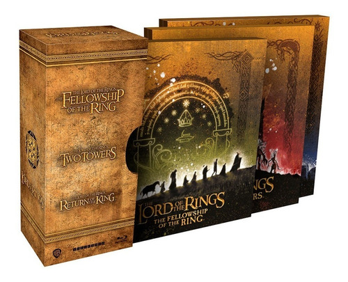 El Señor De Los Anillos Trilogía Blu-ray Steelbook New