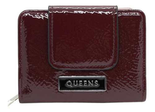 Queens Billetera Mujer Cuero Sintético Qw22 Small Negro