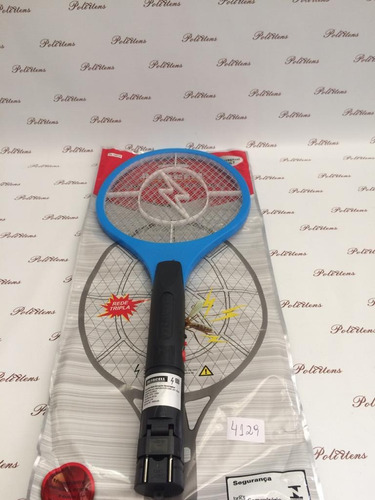 Imagem 6 de 7 de Raquete Mata Mosquito Pernilongo Elétrica Recarregável K4129