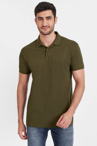 Polo Mc Lisa Piquet Out Verde Militar