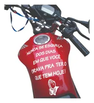 Comprar  Adesivo Frase Para Tanque Baús De Moto Grau Motoboy