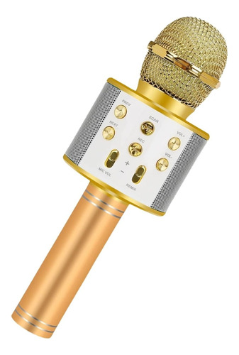 Micrófono Inalámbrico Karaoke Bluetooth Recargable Parlante