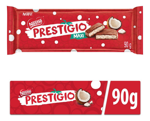 Chocolate Prestígio Maxi 1,08kg Caixa C/ 12 Un 90g - Nestlé