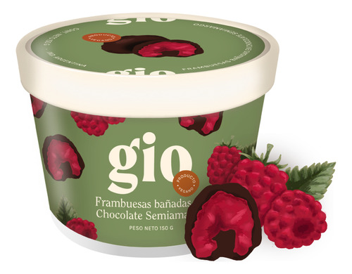 Frambuesas Gio Caja 24 Potes Simil Franui