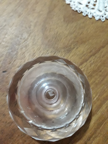 Cristal Swarosvky-perfumero Con Tapa Petalo De Rosas (a)