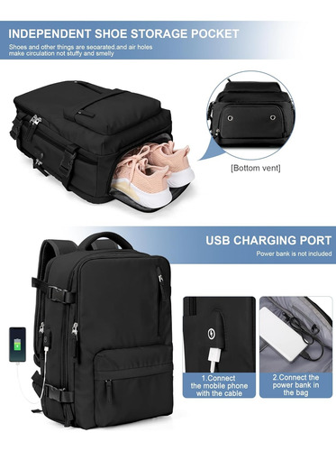 Mochila Para Portátil Multifuncional Gran Capacidad 40 Lts