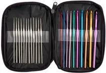 Comprar Set De Crochet, Ganchillo, Agujas De Tejer  Aluminio Hilado