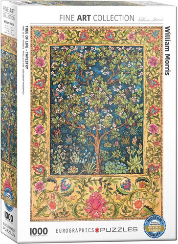 Rompecabezas Gobelino Arbol De Vida 1000 Pz William Morris