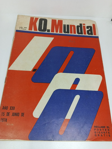 Revista Ko Mundial Nro 1000 15 De Junio De 1974 Sin Poster