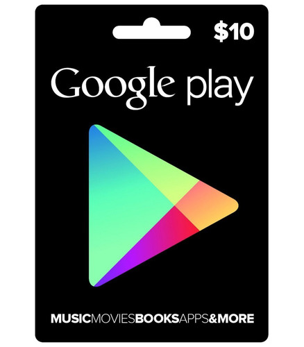 Tarjeta Google Play $10 - Ejartech