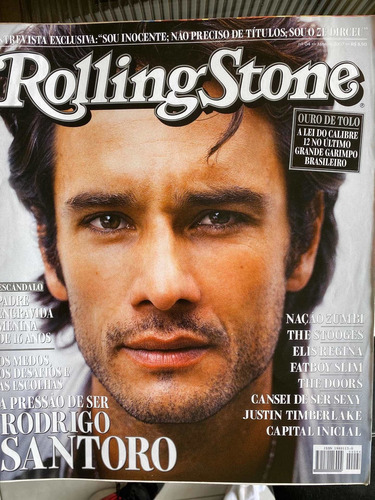 Revista Rolling Stone Nr 04 - Capa Rodrigo Santoro.