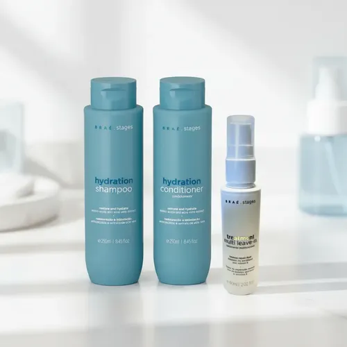 Kit Hidratação: Shampoo + Condicionador Hydration + Leave-in Tratamento Multifuncional 60ml