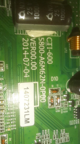 Fuente Main Lg Modelo 32fl500-ua / Cti-600-5800-a6m62n0-p00 (Usado)