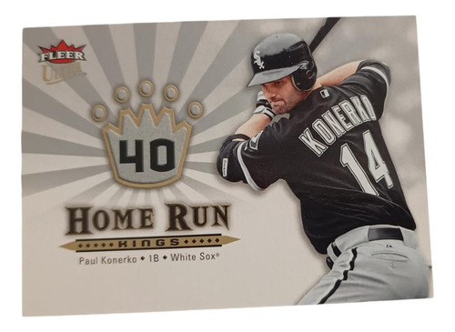 2006 Fleer Ultra Hrk10 Pual Konerko Home Run Kings Baseball (Usado)