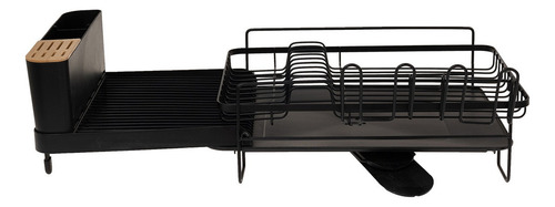 Escurridor De Trastes Expandible Vasconia Esencial Negro Negro