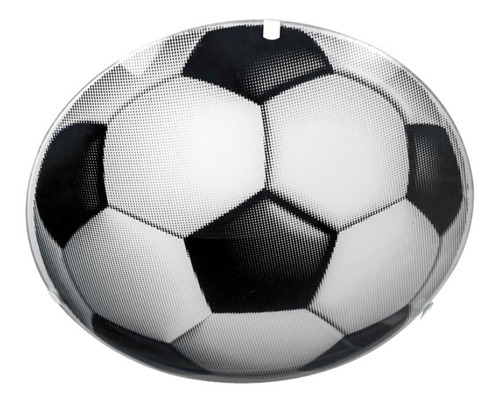 Lustre Bola De Futebol Plafon Redondo 2 Lâmpadas 30cm - 198