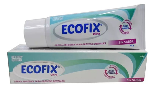 Crema Adhesiva Para Prótesis Dentales Ecofix 40 Gr