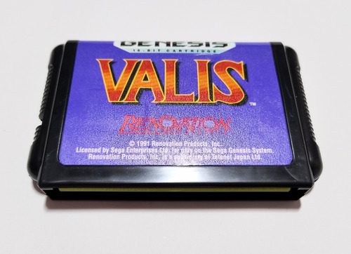 Cartucho Juego Valis Sega Genesis 16 Bits