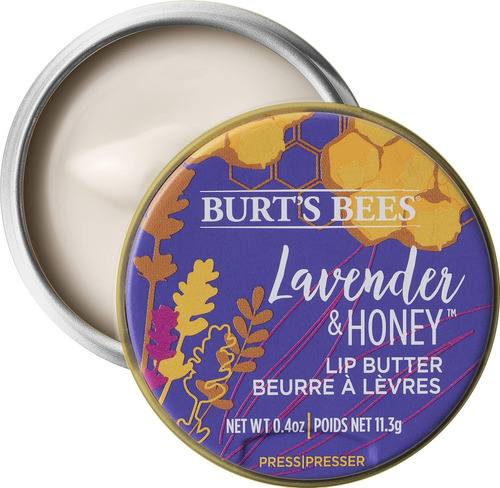 Burt's Bees Mantequilla Labial De Lavanda Y Miel 0.4 Onzas