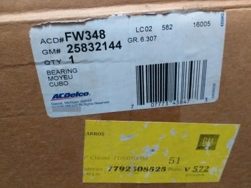 Mozo Cubo De Rueda Chevrolet Colorado Gm
