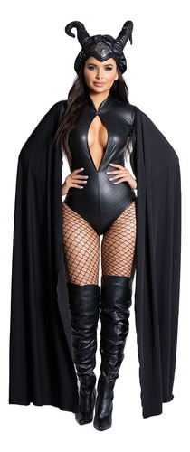 Disfraz De Cosplay De Bruja Maléfica De Halloween Para Mujer 1