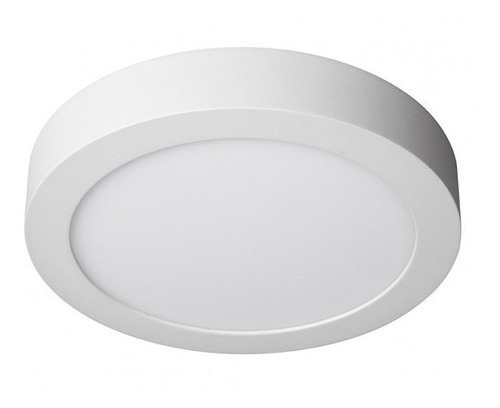 Imagen 1 de 5 de Aplique Plafon Led 18w Redondo Luz Fría Superficial