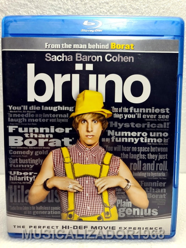 Blu-ray Brüno - Sacha Baron Cohen Importado Impecable Envíos