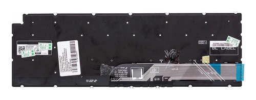 Teclado Iluminado Para Dell Inspiron I15-5590 I15-5584 Prata Idioma Português Brasil