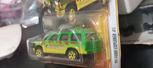Matchbox Ford Explorer Jurassic Park 1/64 Produto Novo!! Verde-claro (Usado)