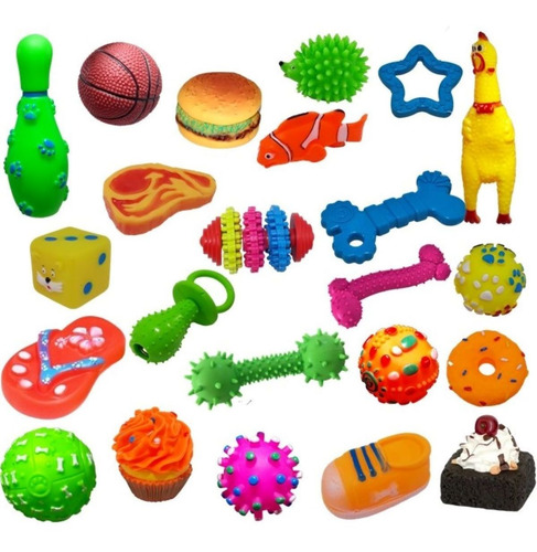 Kit 12 Brinquedo Mordedor Para Pet Cachorro Preço De Atacado