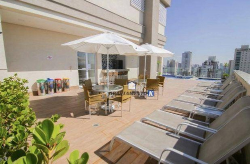 Imagem 24 de 30 de Apartamento Studio Pé Direito Duplo À Venda 35m² C/ 1 Dorm - Mobiliado - 1 Vaga - Campo Belo - Sp - Ap0005