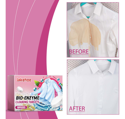 10 Unidades De Branqueamento De Roupas Com Salmoura Por Expl