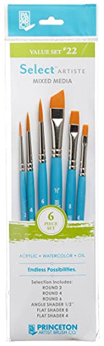 Princeton Selectartiste Fine Art Juego De Brochas Multitécn
