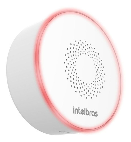 Sirene Izy Smart Intelbras Zigbee Alarme Residencial Alexa Cor Branco
