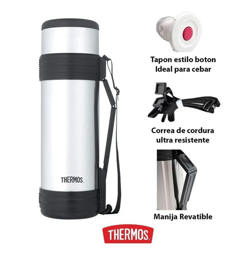 Thermos NCD-1000 de acero inoxidable 1L