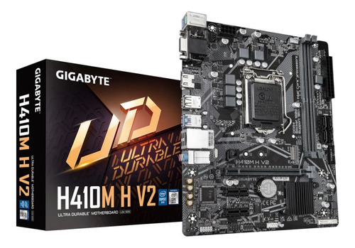 Placa Mãe Gigabyte H410m H V2 Lga1200 Ddr4 M.2 Hdmi Preto