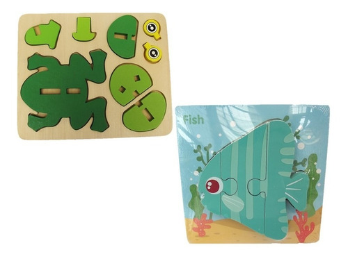 Imagen 2 de 3 de Rompecabezas Para Niños Juegos Didacticos X3 Cubos Foami